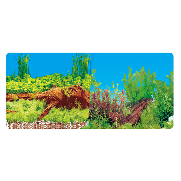 RESPALDO DOBLE VISTA BOSQUES ACUATICOS 50 CM