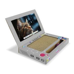 Rascador para Gato con Juguete Laptop 33 cm Fancy Pets