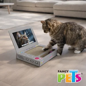 Rascador para Gato con Juguete Laptop 33 cm Fancy Pets