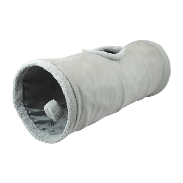 Túnel Plegable para Gato Gris Fancy Pets