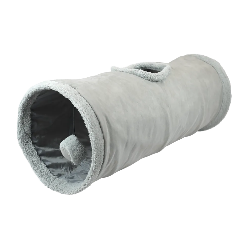 Túnel Plegable para Gato Gris Fancy Pets