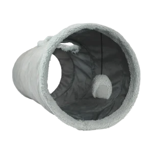 Túnel Plegable para Gato Gris Fancy Pets