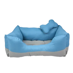 Cama para Perro Grande Bicolor Azul Fancy Pets