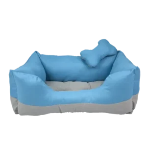 Cama para Perro Grande Bicolor Azul Fancy Pets