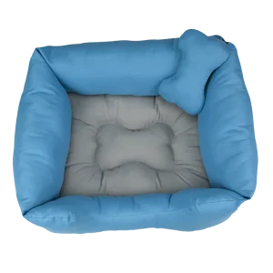 Cama para Perro Grande Bicolor Azul Fancy Pets