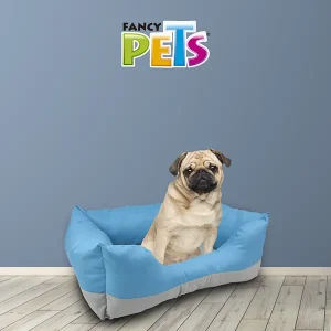 Cama para Perro Grande Bicolor Azul Fancy Pets