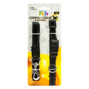 Collar con Correa y Bandas Reflejantes Chico Fancy Pets - vista 1
