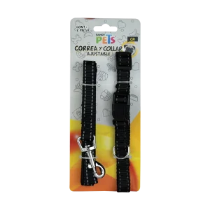 Collar con Correa y Bandas Reflejantes Chico Fancy Pets - vista 2