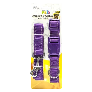 Collar con Correa y Bandas Reflejantes Grande Fancy Pets - vista 1